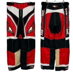 FXR Racing Pants Mens 32 L Red Black Motocross Wide Leg Lined Adjustable GUC